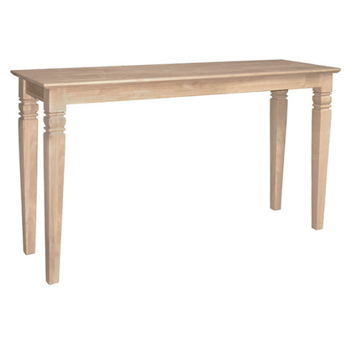 FAYETTE SOFA TABLE 52"WX16"DX30"H