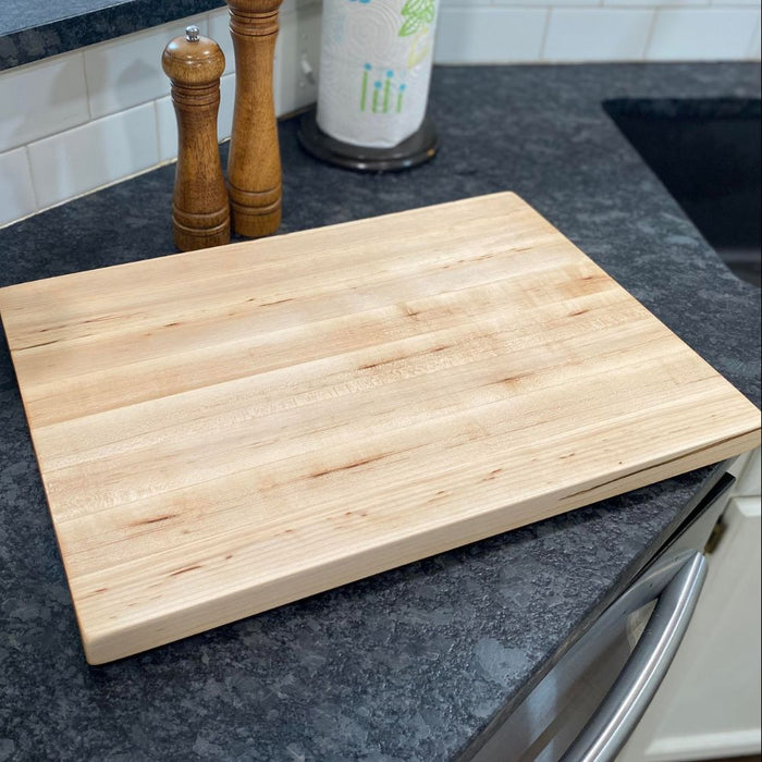 HARD MAPLE BUTCHER BLOCK CUTTING BOARD