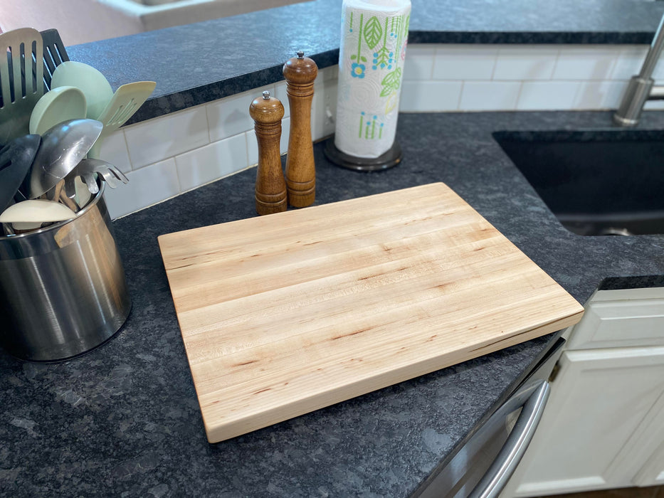 HARD MAPLE BUTCHER BLOCK CUTTING BOARD