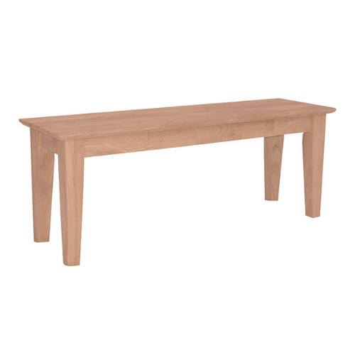 SHAKER BENCH 48"WX14"DX18.5"H