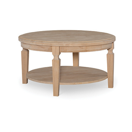 VISTA ROUND OCCASIONAL TABLE 38"WX20"H